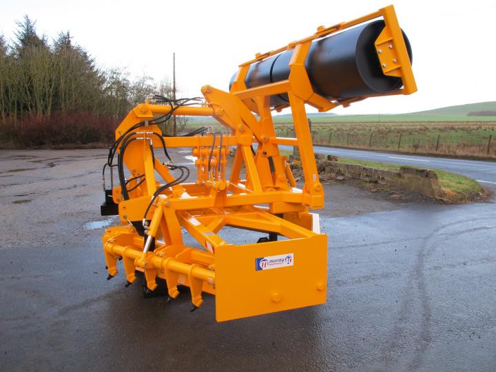 Gravel Road Grader with Compactor Roller