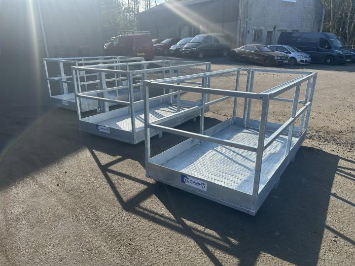 Galvanised access platform