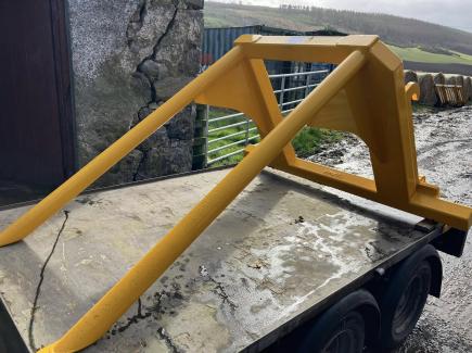 Big Bag Lifter with JCB Q-Fit brackets