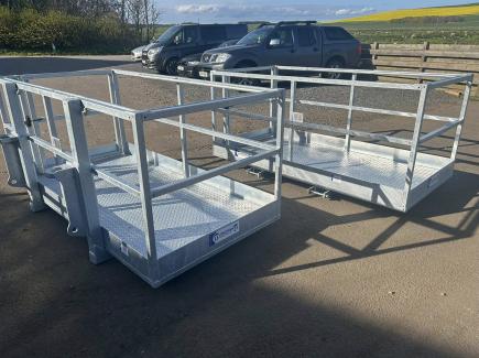 Galvanised access platform