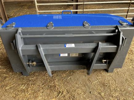 Tractor weight box come 200 litre diesel bowser