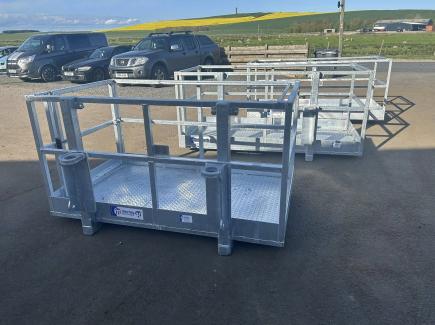 Galvanised access platform