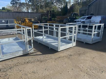 Galvanised access platform