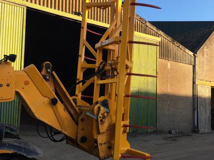 3 heston square bale stacker