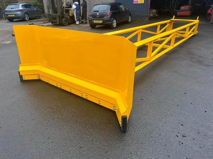 7m Grain Pusher with JCB Q-Fit brackets