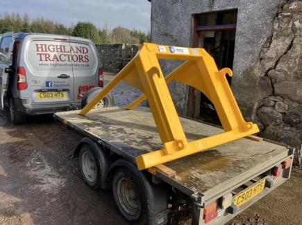 Big Bag Lifter with JCB Q-Fit brackets