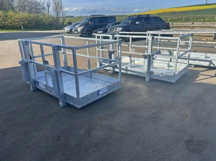 Galvanised access platform