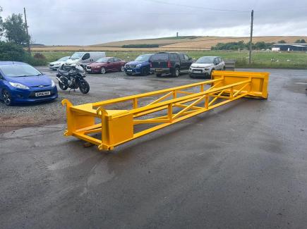 7m Grain Pusher with JCB Q-Fit brackets