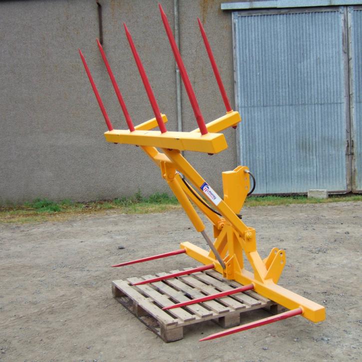 Big Bale Transporter for the back of tractors - showing the non-folding version.