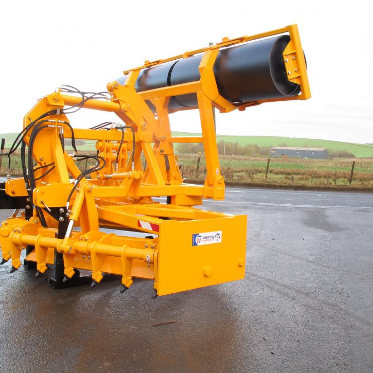 Gravel Road Grader with Compactor Roller