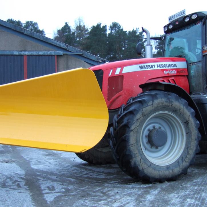 Vee Snow Plough on Massey Ferguson