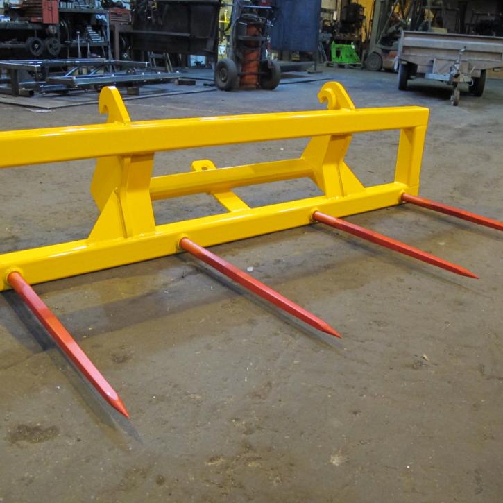 The Murray Machinery Double Bale Spike for telehandlers and tractor loaders