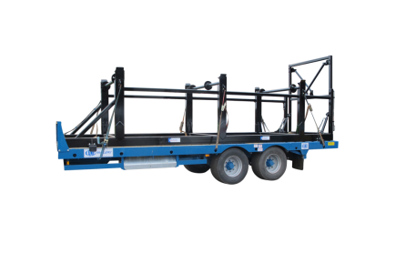 Cable Spooling Skid Frame