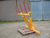 Big Bale Transporter for the back of tractors - showing the non-folding version.