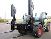 Pipe Stabilising Clamp on Claas Telehandler