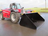 7' 6 Grain Bucket c/w Manitou fittings