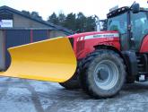 Vee Snow Plough on Massey Ferguson