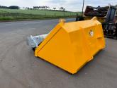 8' grain bucket  with pin and cone brackets and with bucket brush