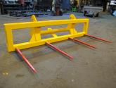 The Murray Machinery Double Bale Spike for telehandlers and tractor loaders