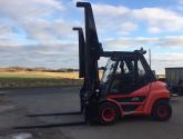 Pipe Stabiliser on an 8 ton Linde Forklift