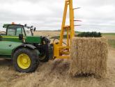 Square Bale Stacker - version for stacking 3 Heston or 6 round bales at a time.