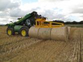 Square Bale Stacker - version for stacking 3 Heston or 6 round bales at a time.