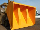 Fork Lift Drive in Grain Bucket