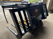 8’ Muck Fork and Top Grab with Pin and Cone Brackets and Hardox Tines 